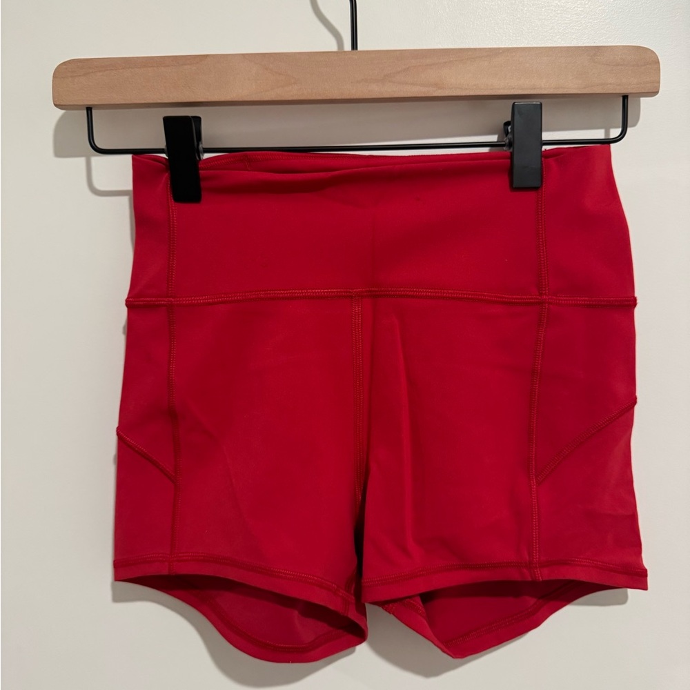 Red Women's Shorts